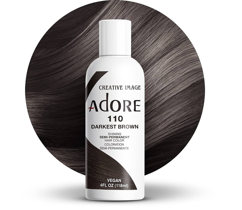 Adore Semi-Permanent Dye Darkest Brown #110