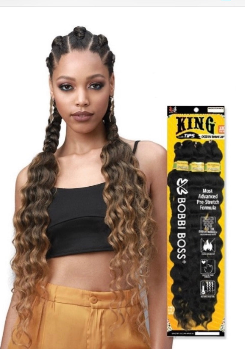 King Tips Ocean Wave 28’’ 3x braid