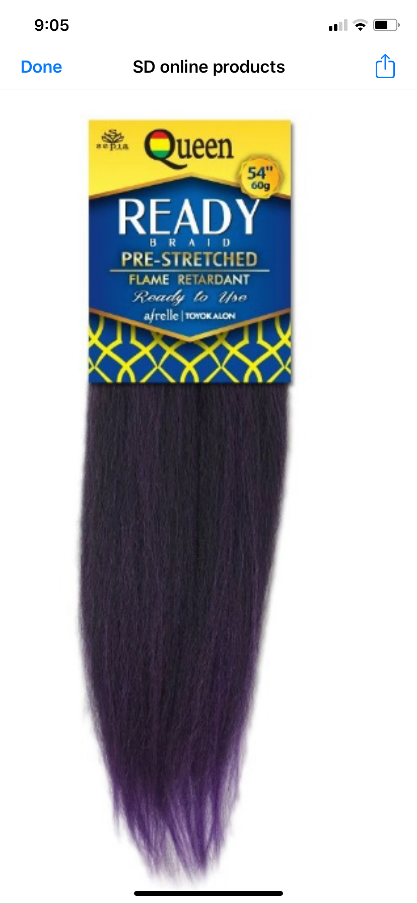 Queen Ready Braid 54’’