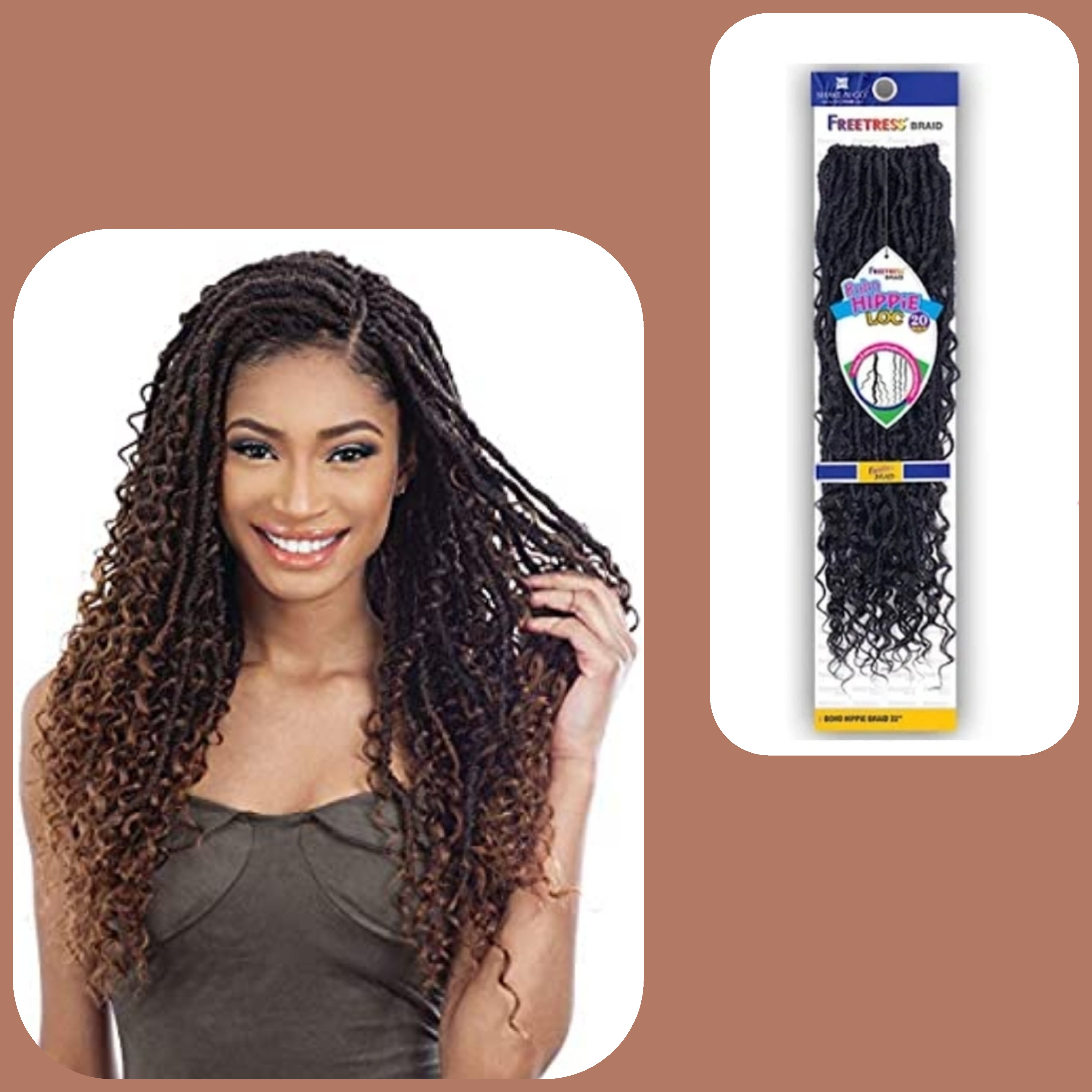 Fresstress Braid- Boho Hippie Locs