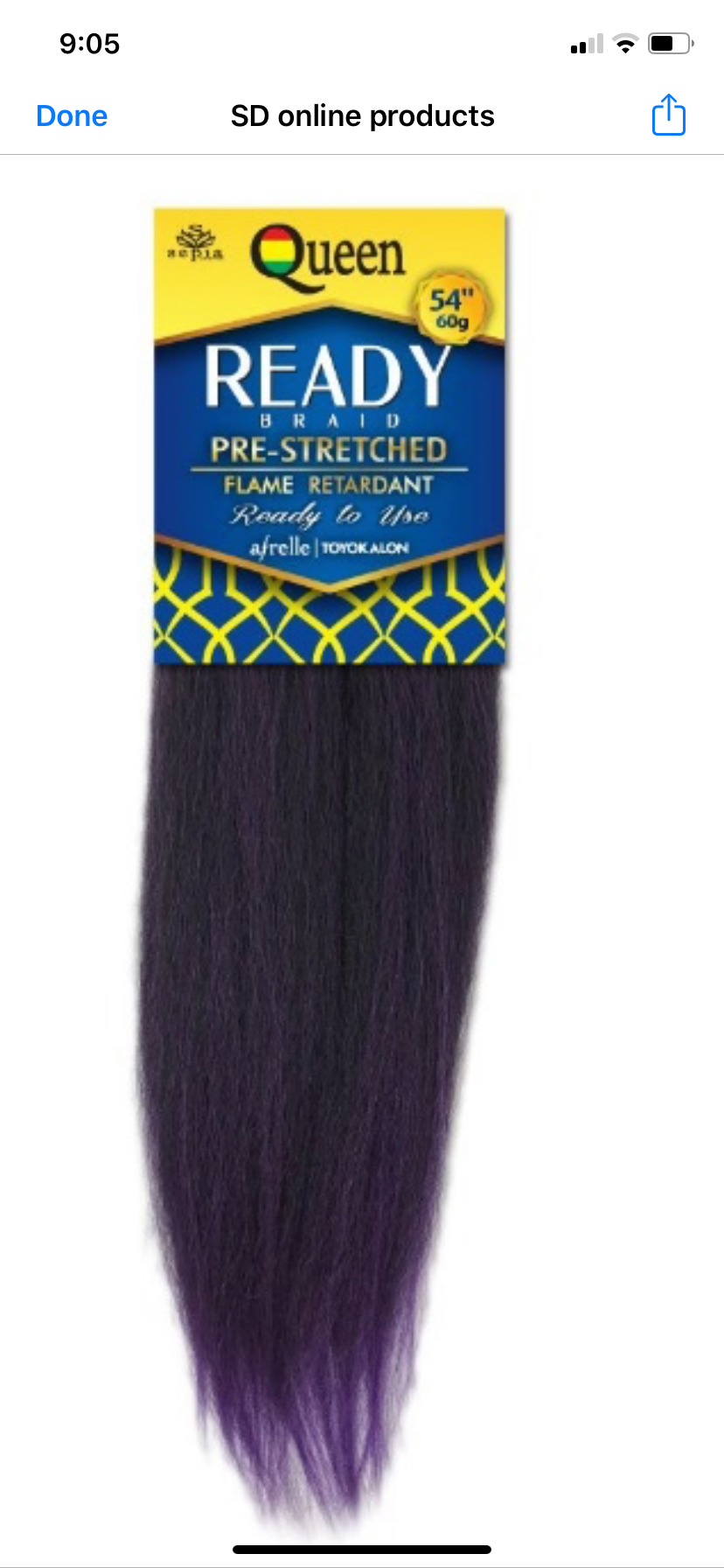 Queen Ready Braid     44’’ 