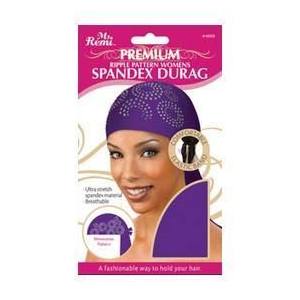 Premium Spandex Durag Ripple Pattern womens (Ms. Remi)