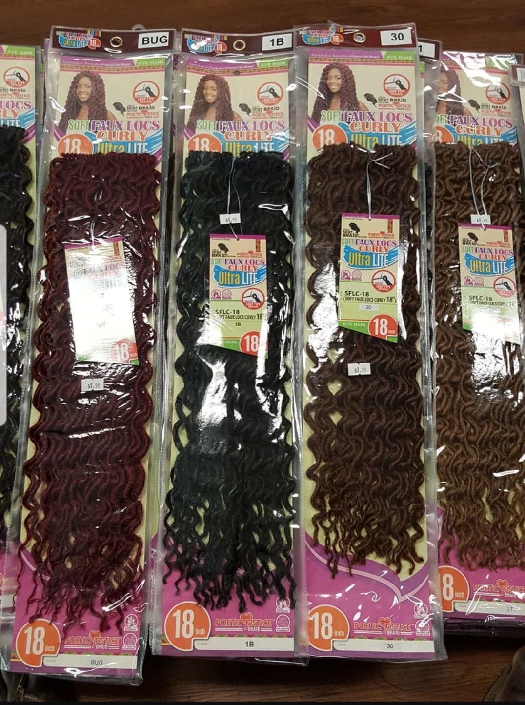 Soft Faux Locs Curly - Poetic Justice