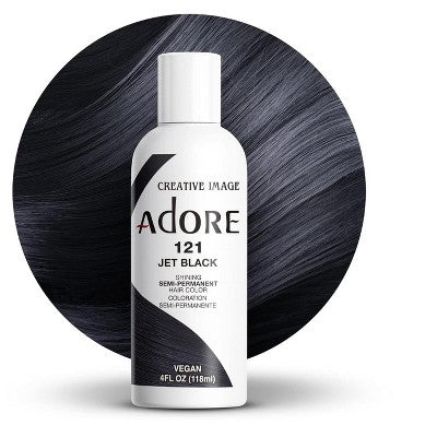 Adore Semi-Permanent Dye  Jet Black #121