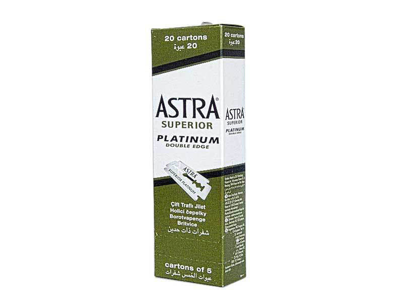Astra Superior Platinum Double Edged (20 Cartons)