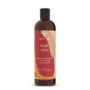 AS I AM RESTORE & REPAIR JAMAICAN BLACK CASTOER OIL SHAMPOO 12 OZ