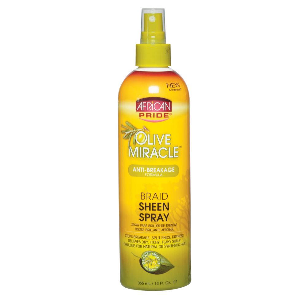 Olive Oil Miracle Braid Sheen Spray (12 oz)