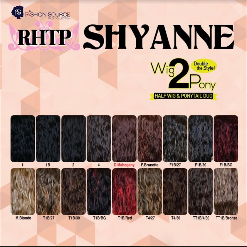 Fashion Source Wig RHTP 2 Pony Unit - SHYANNE