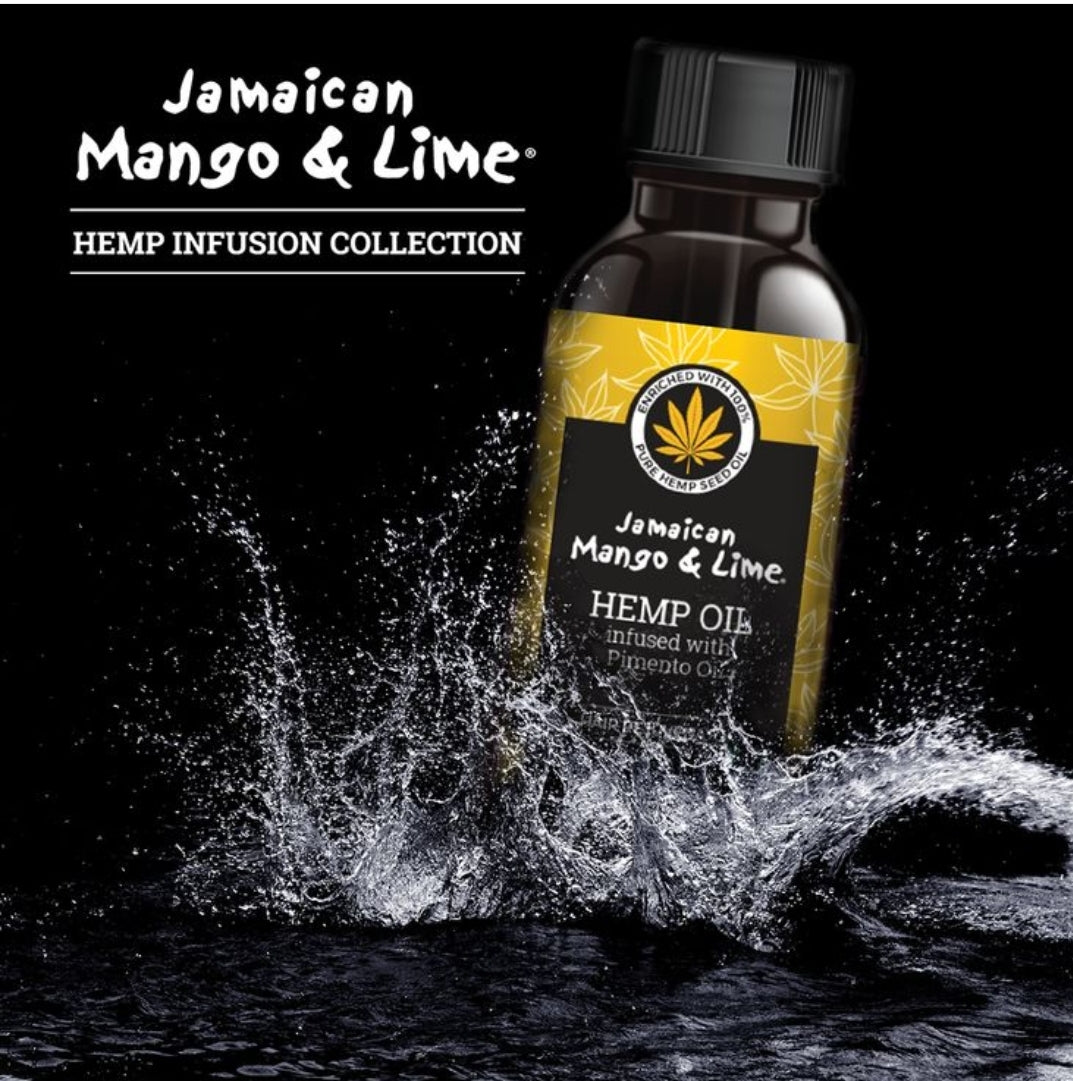 Jamician Mango and Lime Hemp Oil- Pimento Oil Hair